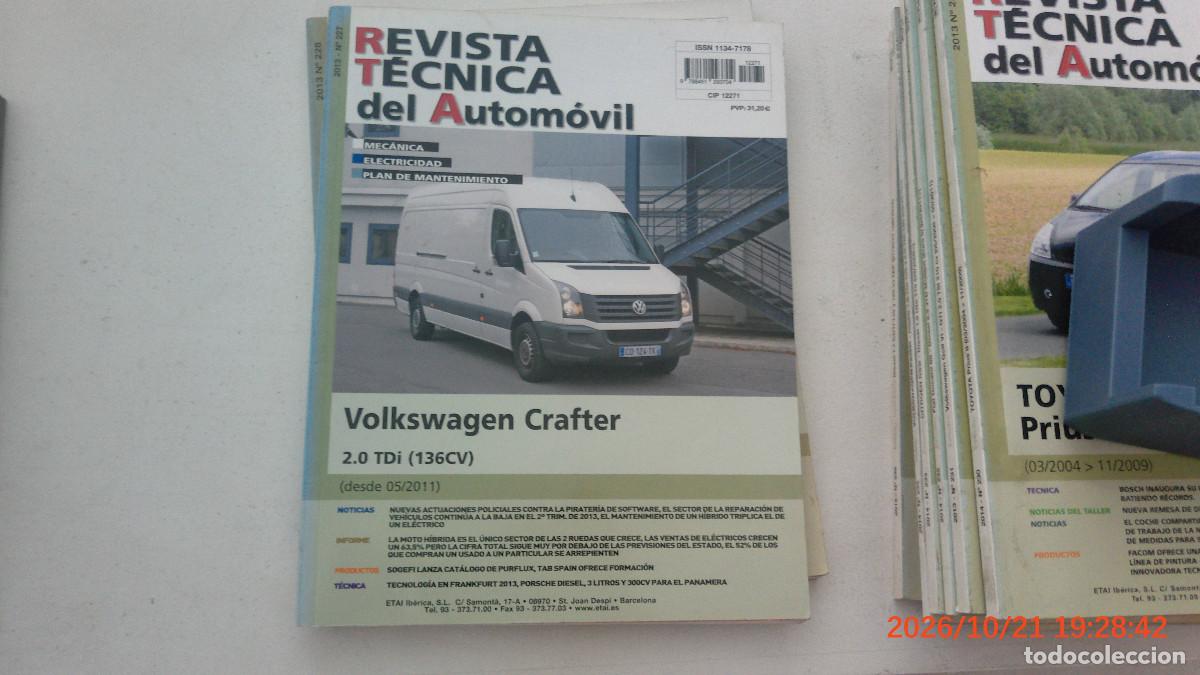 Coches y motocicletas: REVISTA TECNICA AUTOMOVIL RTA 227 VOLKSWAGEN CRAFTER