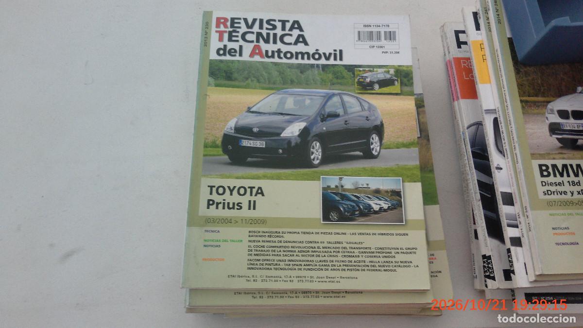 Coches y motocicletas: REVISTA TECNICA AUTOMOVIL RTA 230 TOYOTA PRIUS II
