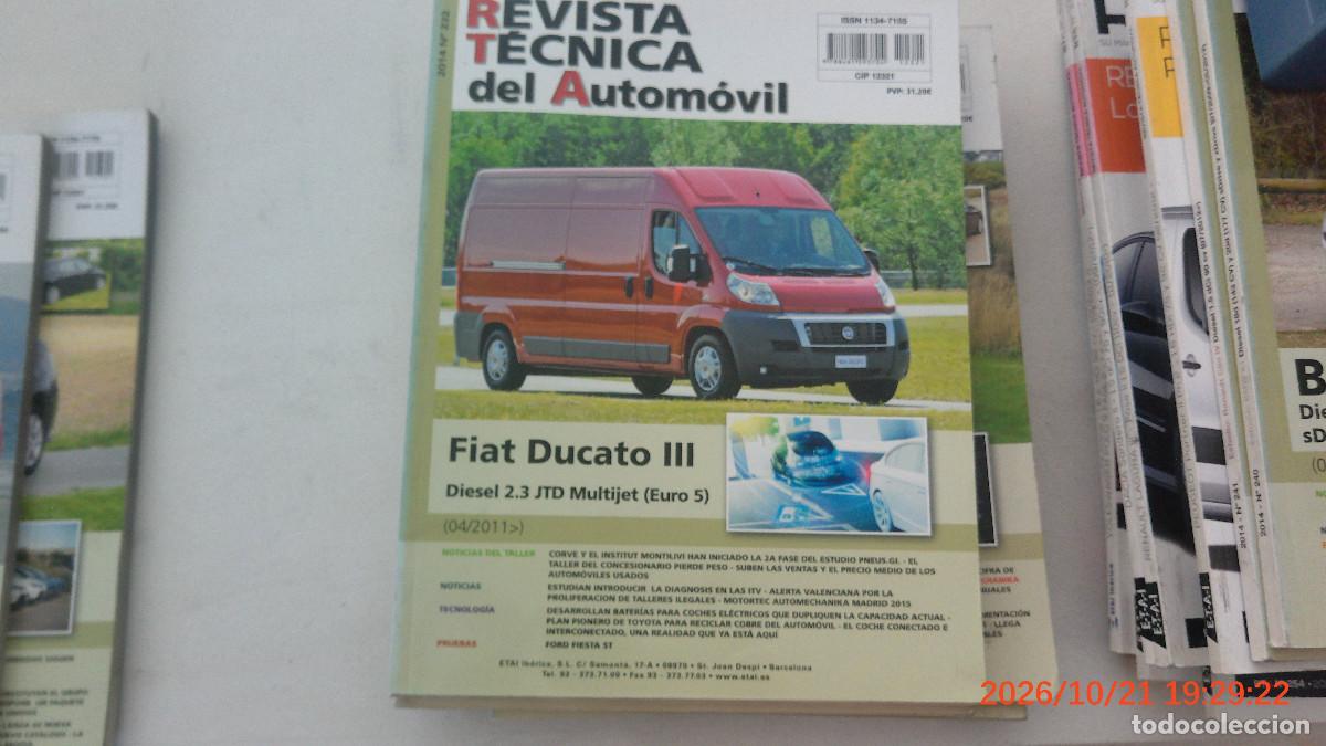 Coches y motocicletas: REVISTA TECNICA AUTOMOVIL RTA 232 FIAT DUCATO III DIESEL