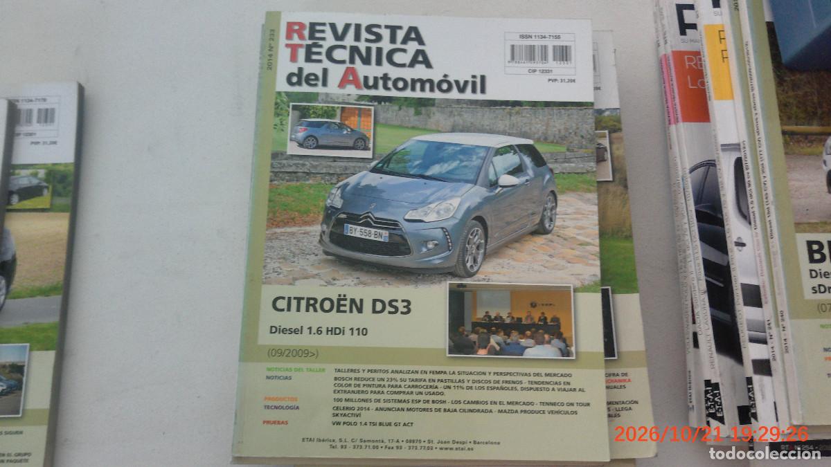 Coches y motocicletas: REVISTA TECNICA AUTOMOVIL RTA CITROEN DS3 233