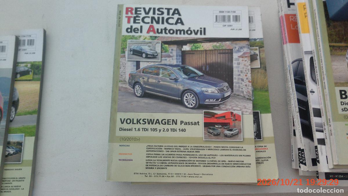 Coches y motocicletas: REVISTA TECNICA AUTOMOVIL RTA 235 VOLKSWAGEN PASSAT DIESEL