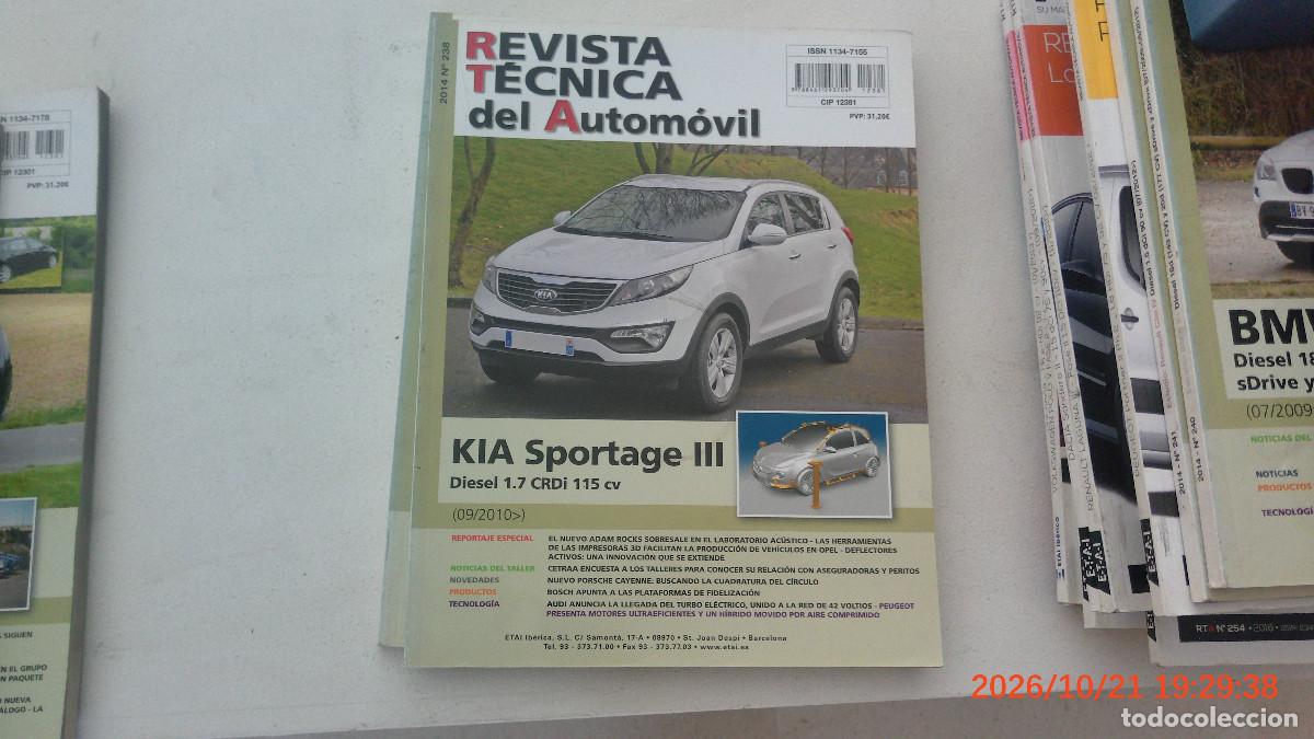 Coches y motocicletas: REVISTA TECNICA AUTOMOVIL RTA 238 KIA SPORTAGE III DIESEL