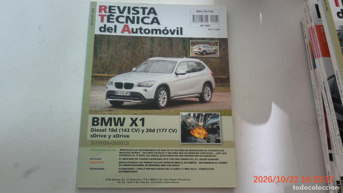 Coches y motocicletas: REVISTA TECNICA AUTOMOVIL RTA 240 BMX X1 DIESSEL SDRIVE XDRIVE