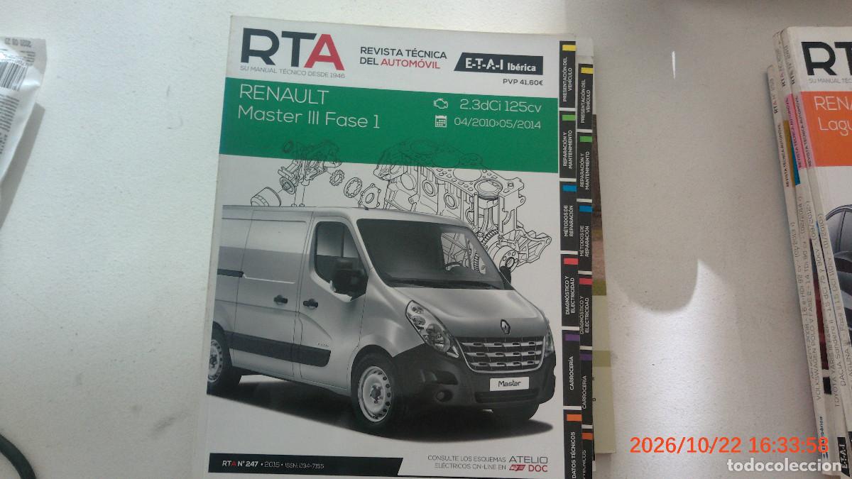 Coches y motocicletas: REVISTA TECNICA AUTOMOVIL RTA 247 RENAULT MASTER III FASE 1