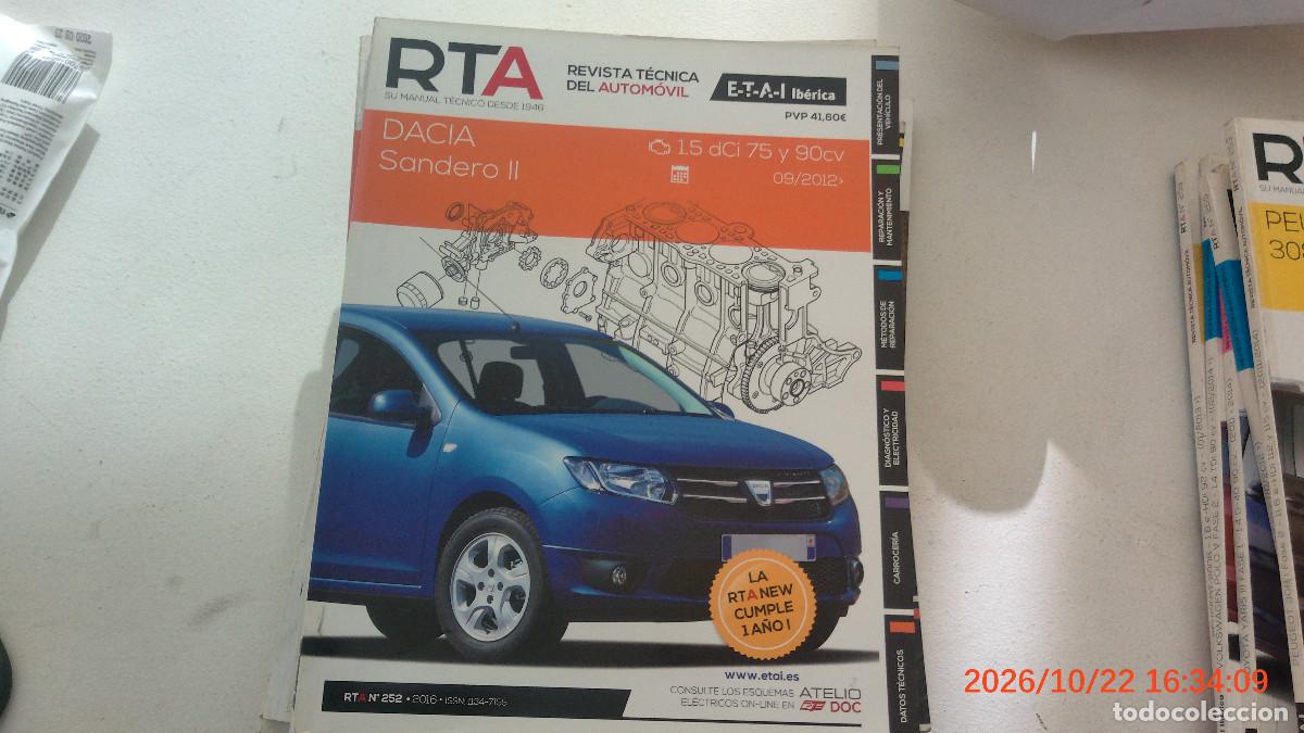 Coches y motocicletas: REVISTA TECNICA AUTOMOVIL RTA 252 DACIA SANDERO II