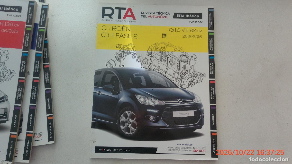 Coches y motocicletas: REVISTA TECNICA AUTOMOVIL RTA 265 CITROEN C3 II FASE 2 VTI