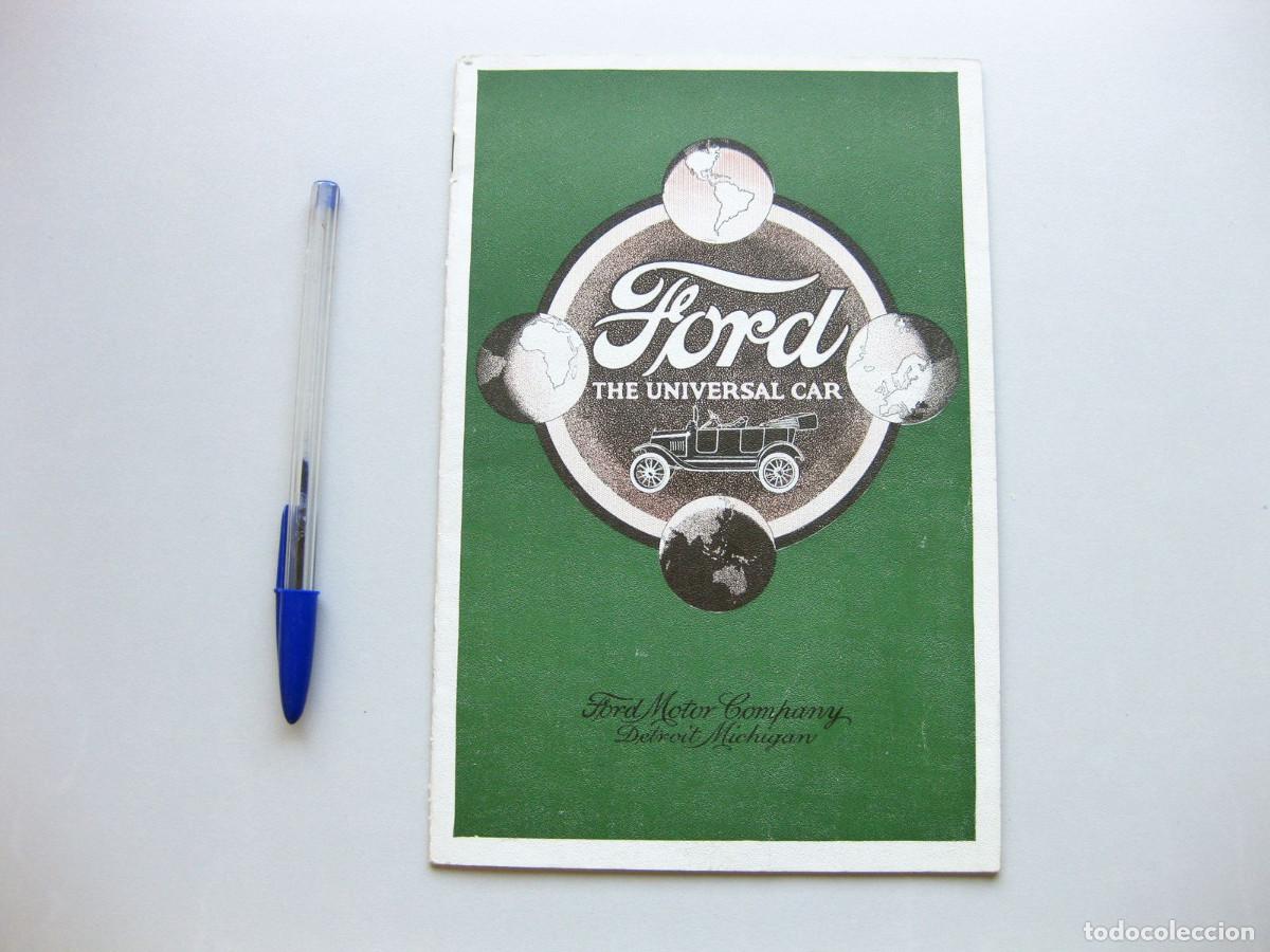 Coches y motocicletas: Cat&aacute;logo de autom&oacute;viles Ford Modelo T. 1919-1920.