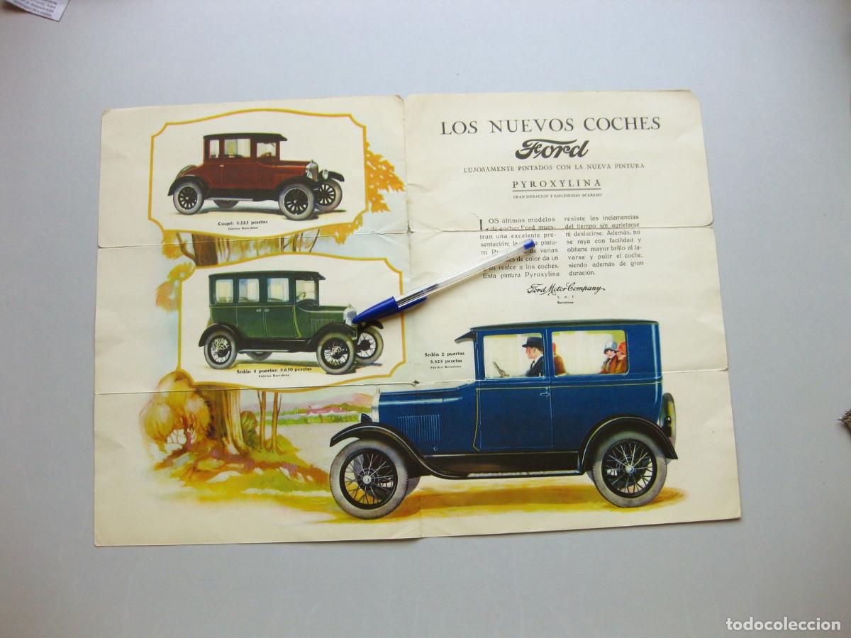 Coches y motocicletas: Cat&aacute;logo desplegable de autom&oacute;viles Ford modelo T. Nuevos colores. Quintanar de la Orden, Toledo.