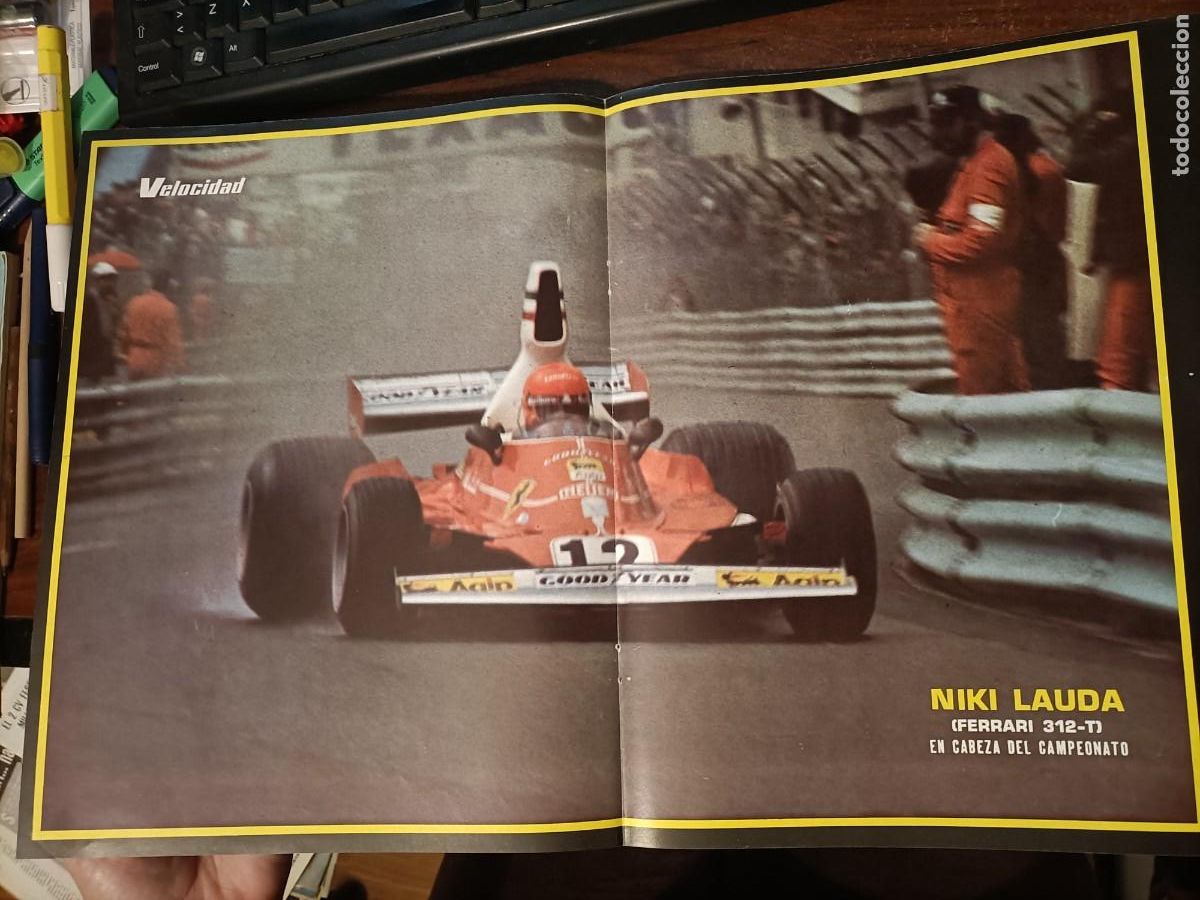 Coches y motocicletas: NIKI LAUDA. FERRARI 312-T. EN CABEZA DEL CAMPEONATO.