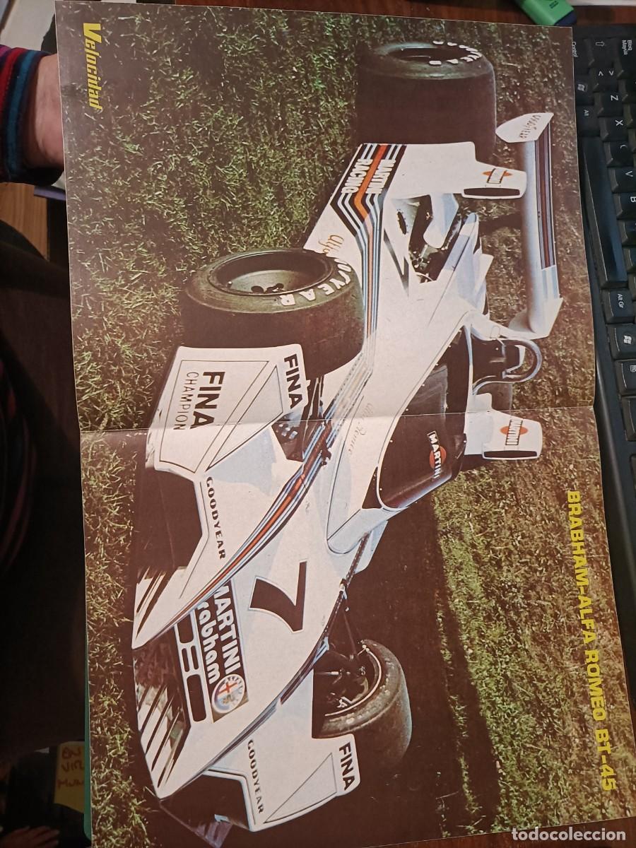 Coches y motocicletas: BRABHAM-ALFA ROMEO BT-45. P&Oacute;STER.