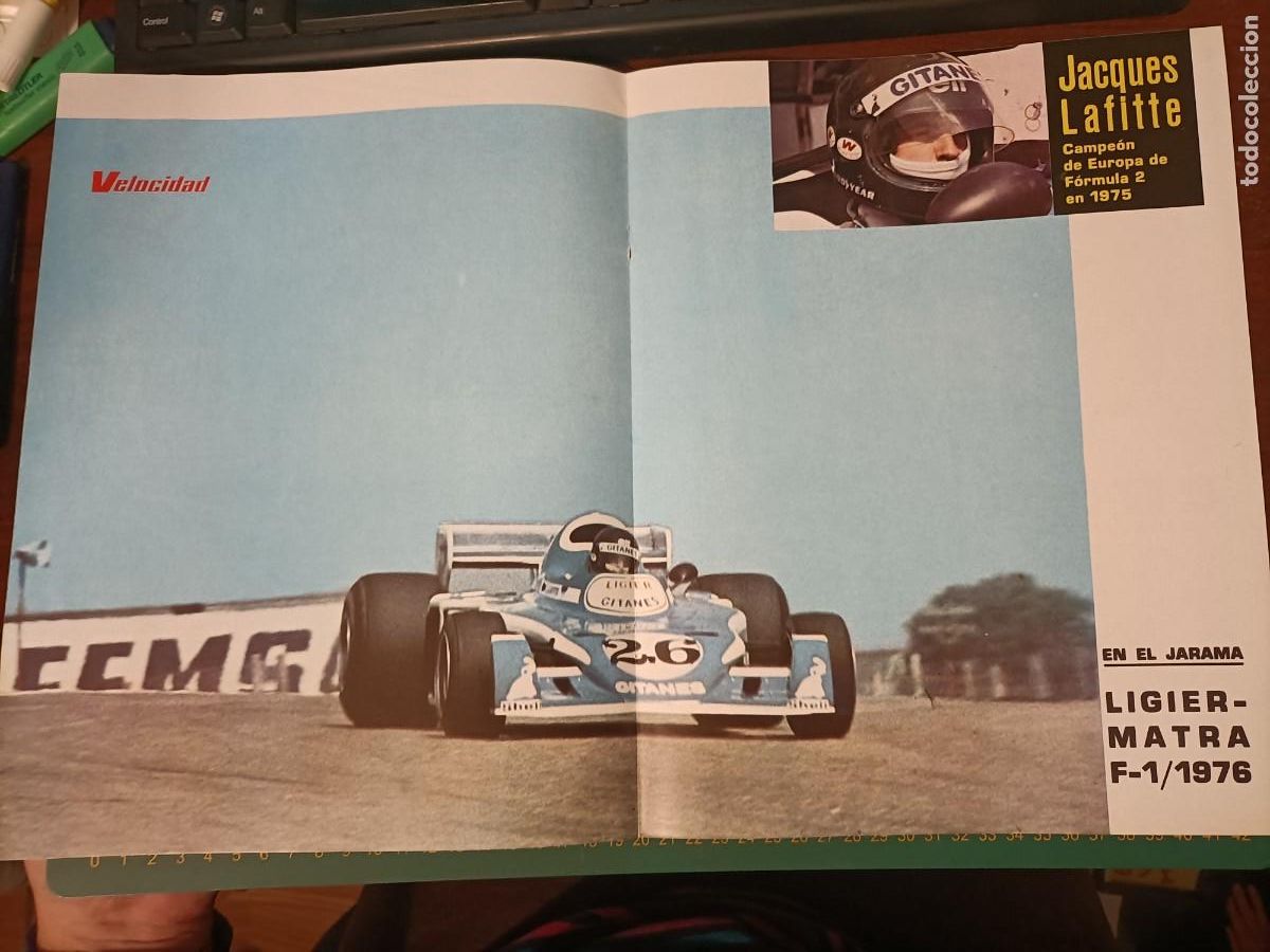 Coches y motocicletas: JACQUES LAFITTE. CAMPE&Oacute;N DE EUROPA DE F&Oacute;RMULA 2 EN 1975. LIGIER - MATRA. P&Oacute;STER.