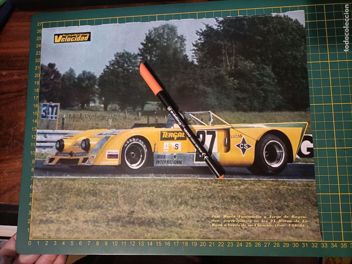 Coches y motocicletas: JOS&Eacute; MAR&Iacute;A JUNCADELLA Y JORGE DE BAGRATION. CHEVRON. 1973