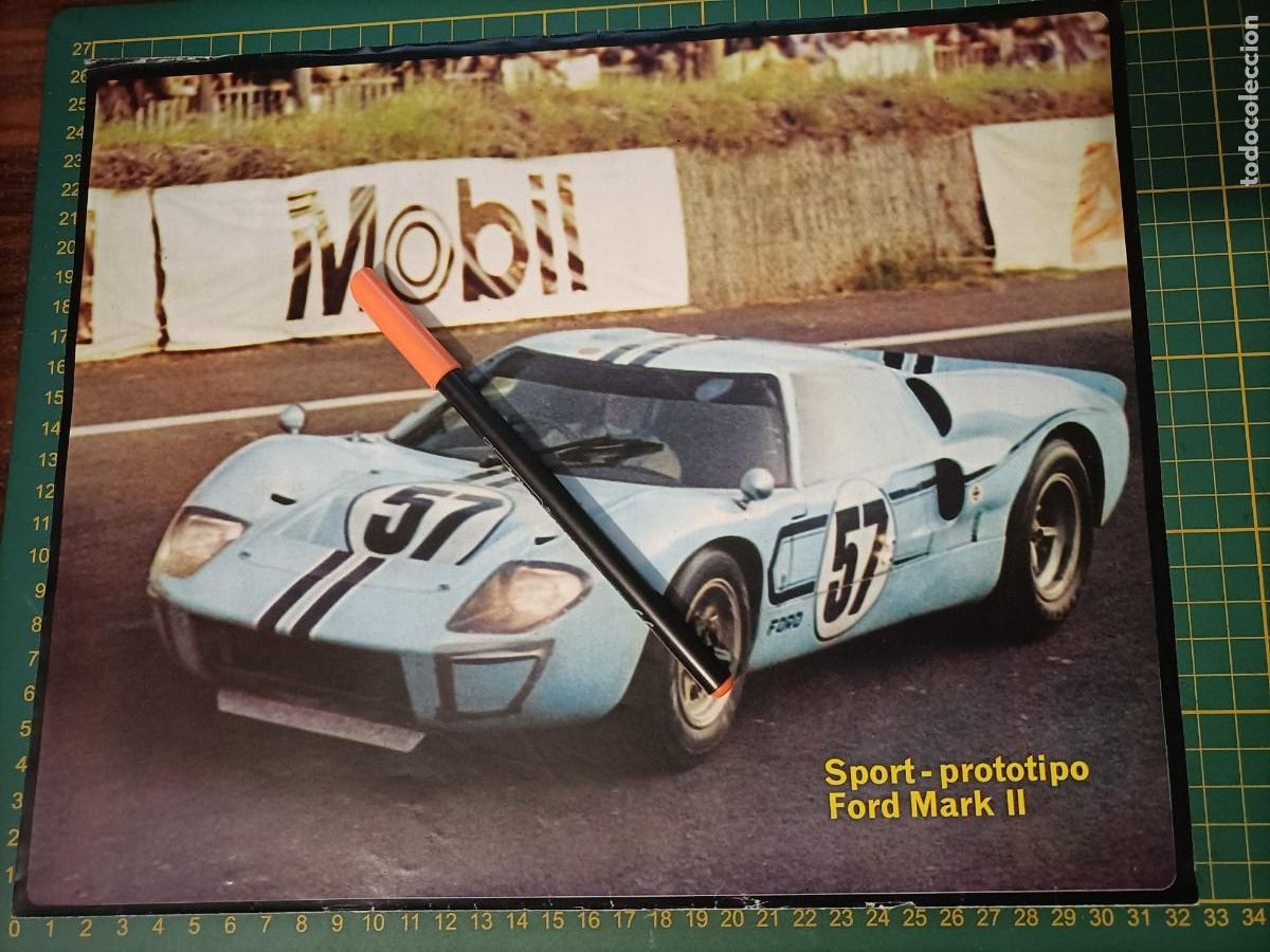 Coches y motocicletas: SPORT PROTOTIPO FORD MARK II. P&Oacute;STER