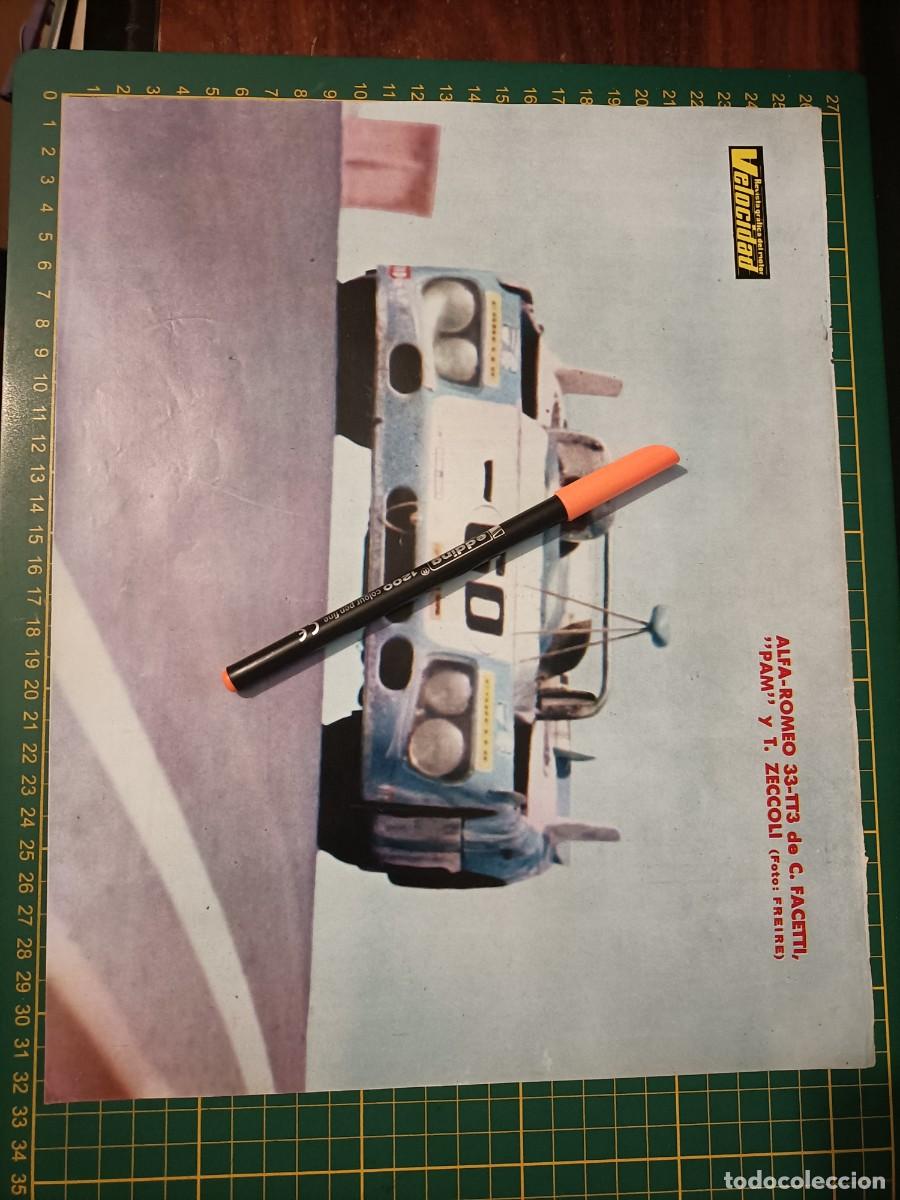 Coches y motocicletas: C. FACETTI, &rdquo;PAM&rdquo; Y T. ZECCOLI. ALFA ROMEO 33-TT3. LE MANS. P&Oacute;STER. 1973