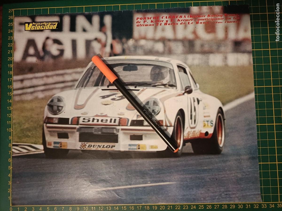 Coches y motocicletas: P. KELLER Y E. KREMER. KREMER RACING TEAM. PORSCHE CARRERA. LE MANS. P&Oacute;STER. 1973