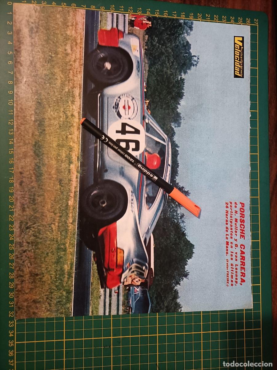 Coches y motocicletas: H. MULLER Y G. VAN LENNEP. PORSCHE CARRERA. LE MANS. P&Oacute;STER. 1973