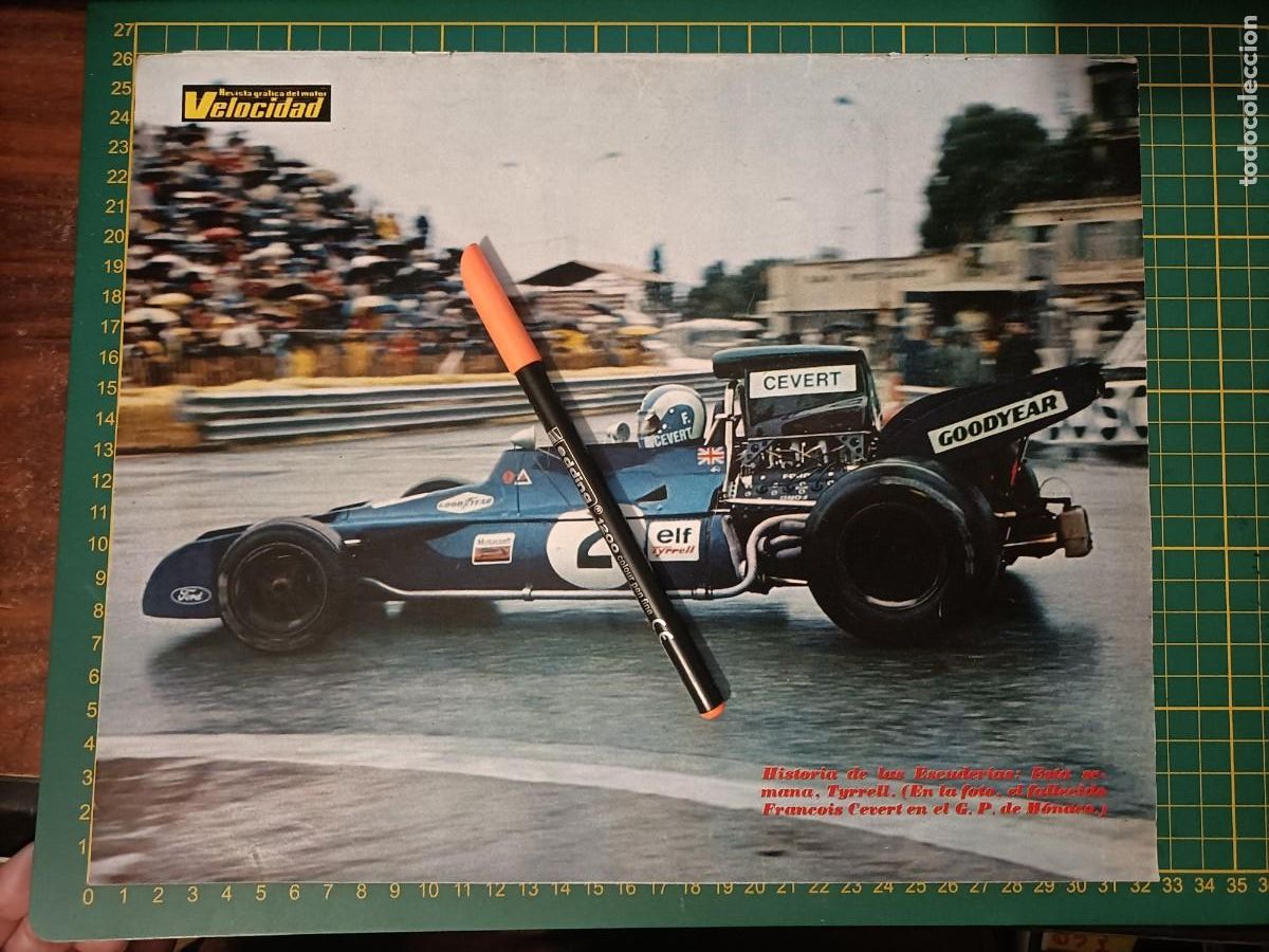 Coches y motocicletas: FRANCOIS CEVERT. TYRREL. G.P. M&Oacute;NACO. P&Oacute;STER. 1973