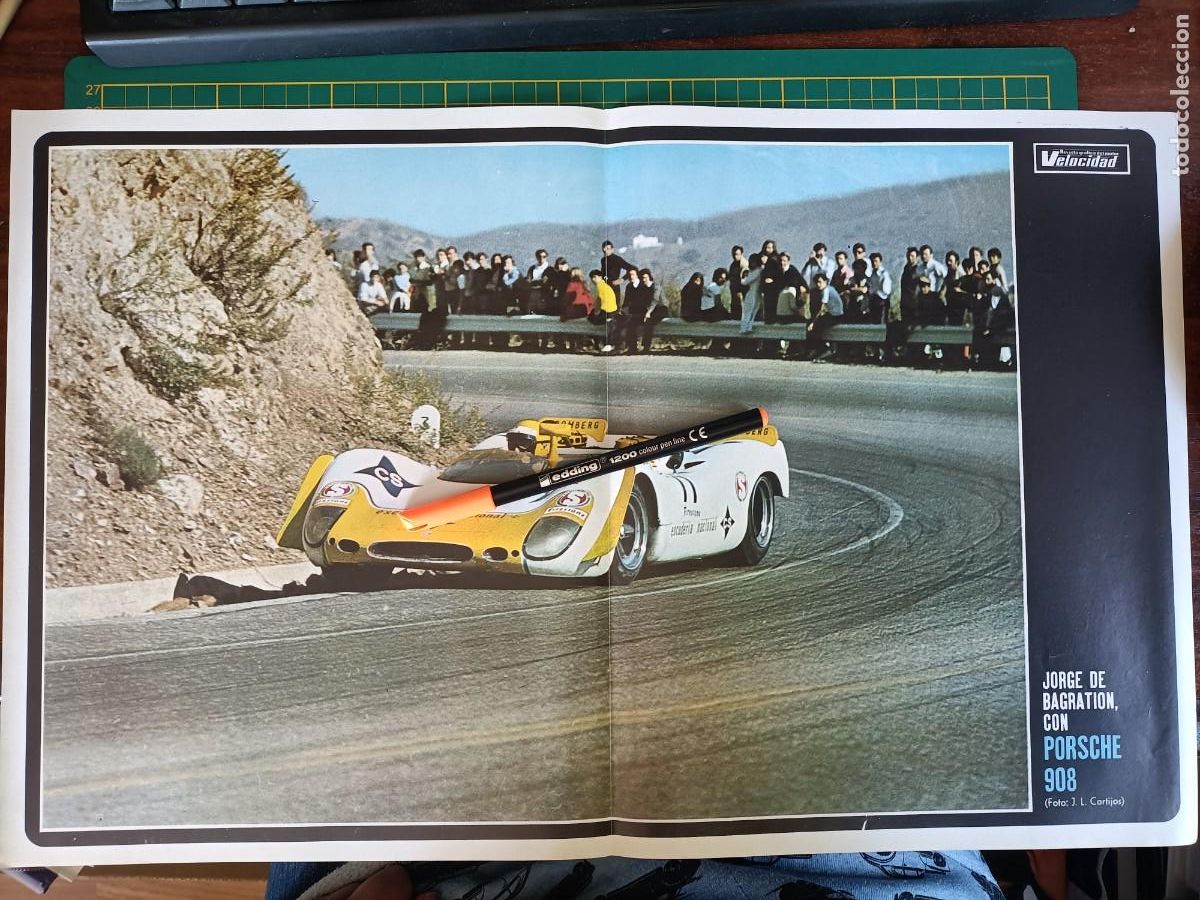 Coches y motocicletas: JORGE DE BAGRATION. PORSCHE 908. P&Oacute;STER.