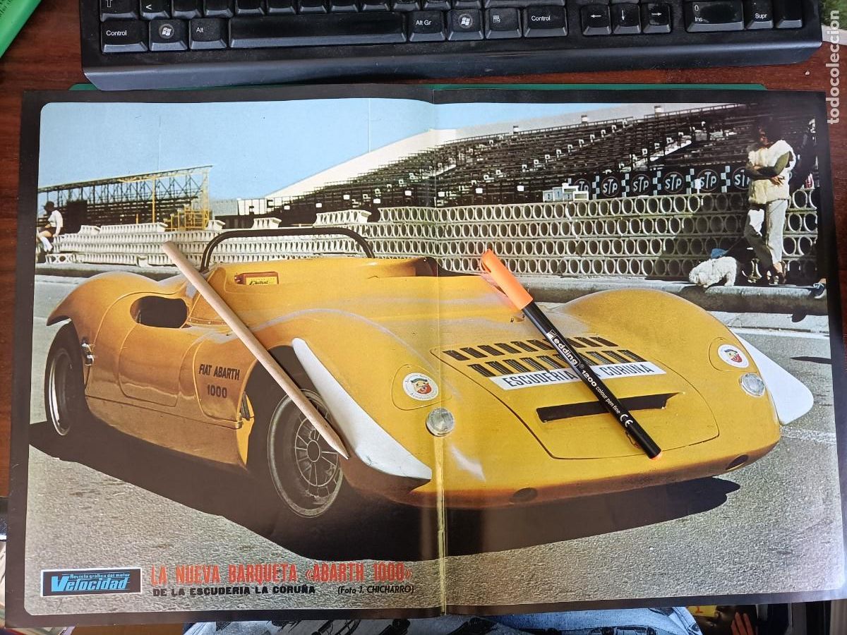 Coches y motocicletas: LA NUEVA BARQUETA &rdquo;ABARTH 1000&rdquo; DE LA ESCUDER&Iacute;A LA CORU&Ntilde;A. - P&Oacute;STER.