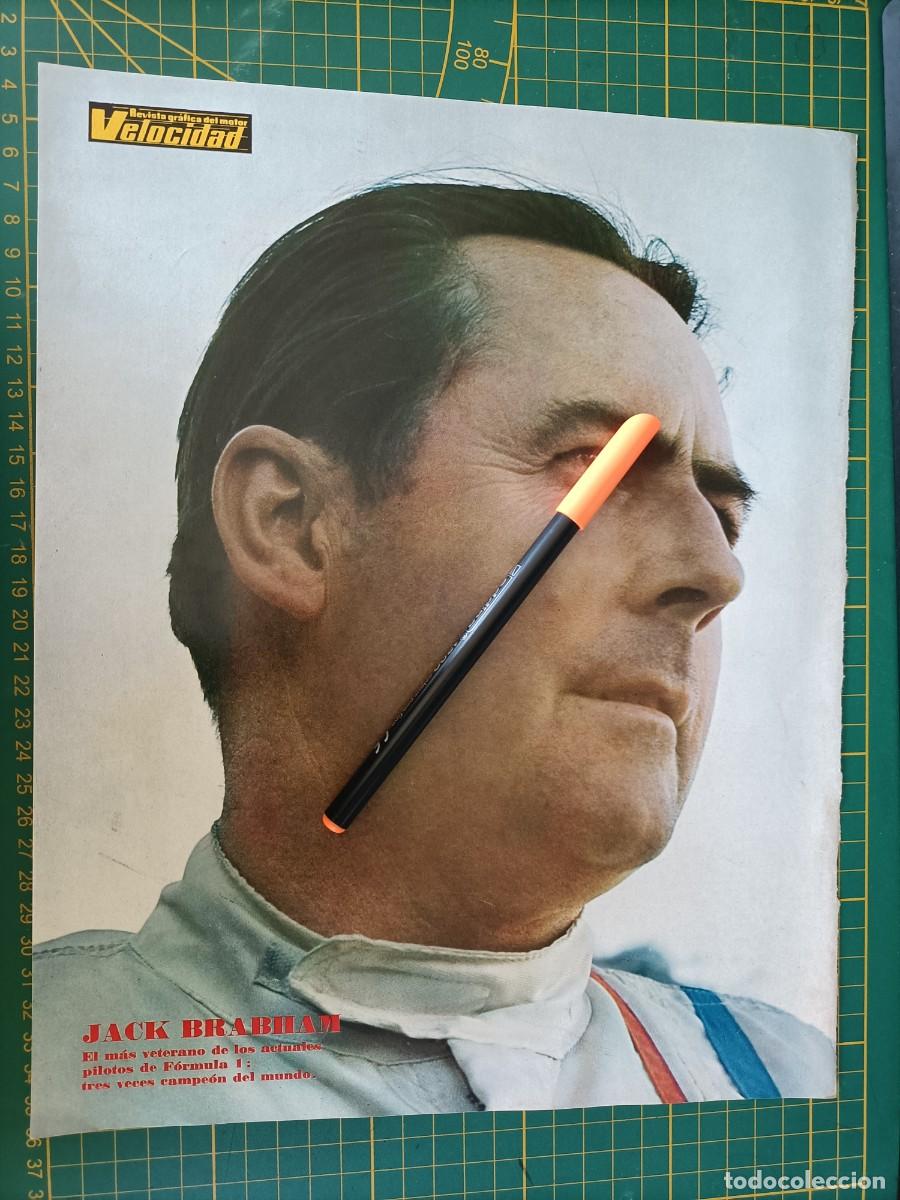 Coches y motocicletas: JACK BRABHAM. TRES VECES CAMPE&Oacute;N DEL MUNDO. P&Oacute;STER