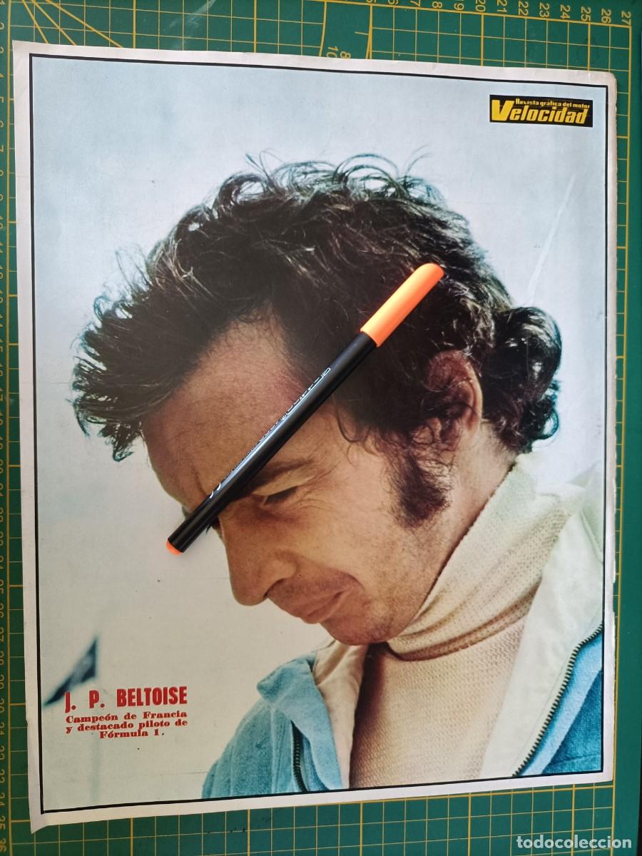 Coches y motocicletas: J.P. BELTOISE. CAMPE&Oacute;N DE FRANCIA Y DESTACADO PILOTO DE F1. P&Oacute;STER