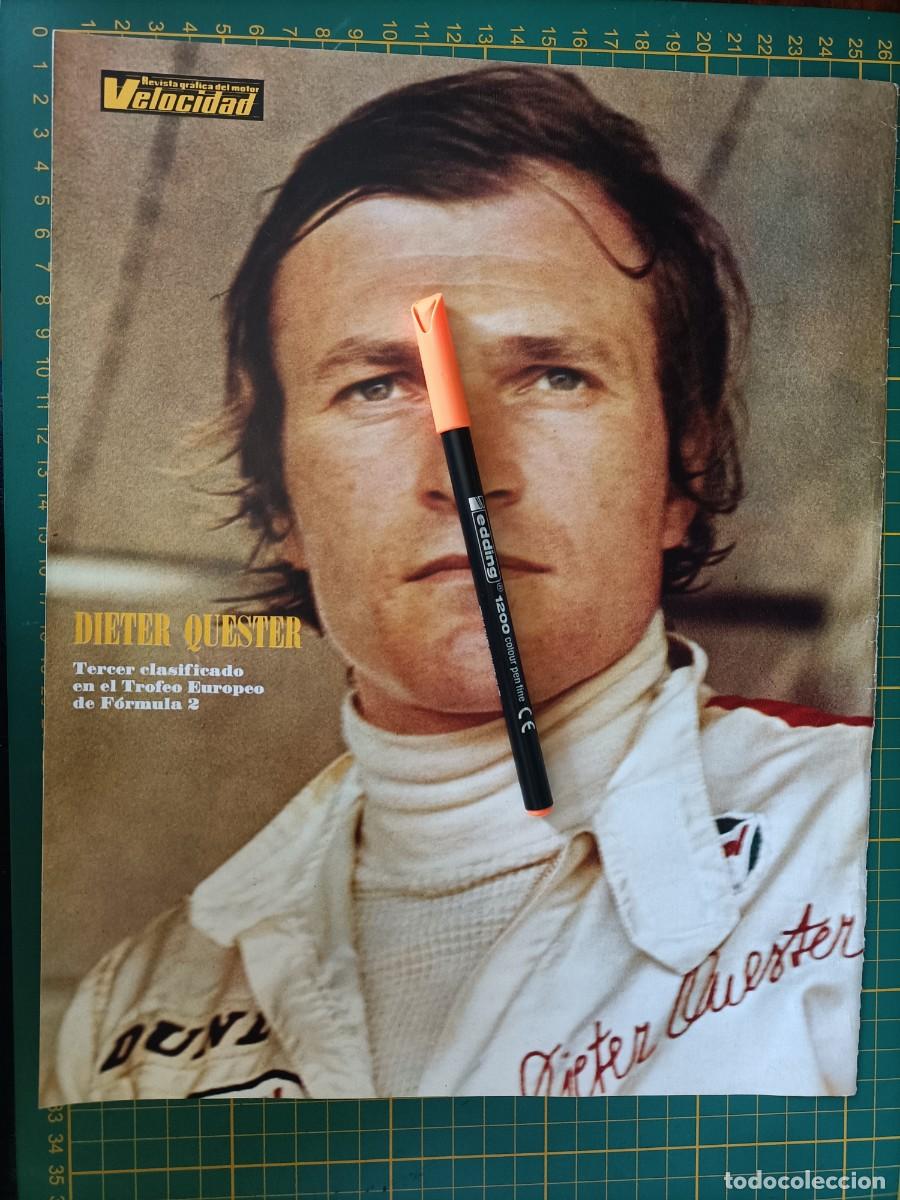 Coches y motocicletas: DIETER QUESTER. TERCER CLASIFICADO EN EL TROFEO EUROPEO DE F&Oacute;RMULA 2. P&Oacute;STER
