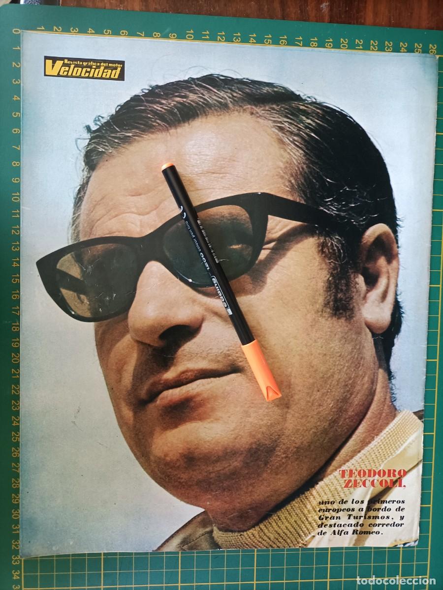 Coches y motocicletas: TEODORO ZECCOLI. UNO DE LOS PRIMEROS EUROPEOS A BORDO DE GRAN TURISMOS. ALFA ROMEO. P&Oacute;STER