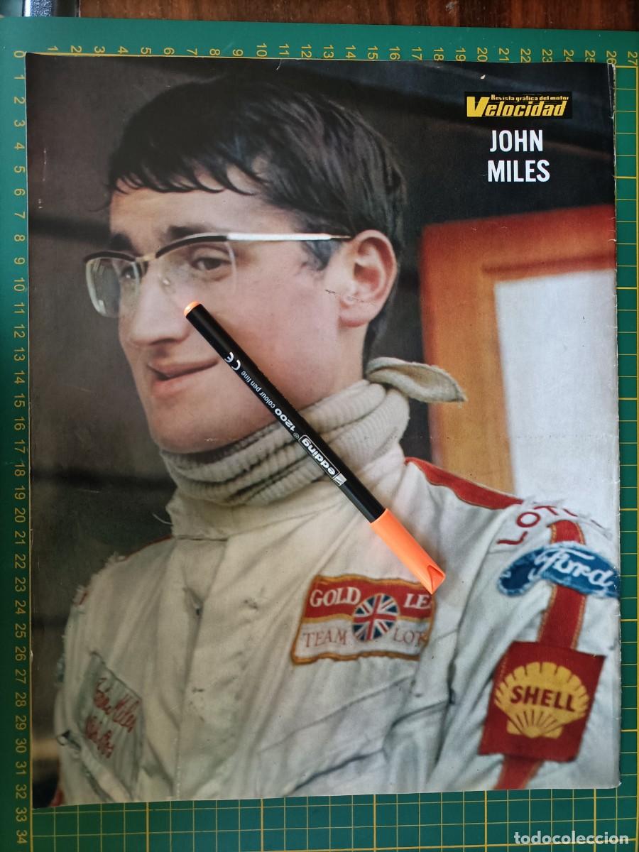 Coches y motocicletas: JOHN MILES PILOTO F1 - P&Oacute;STER