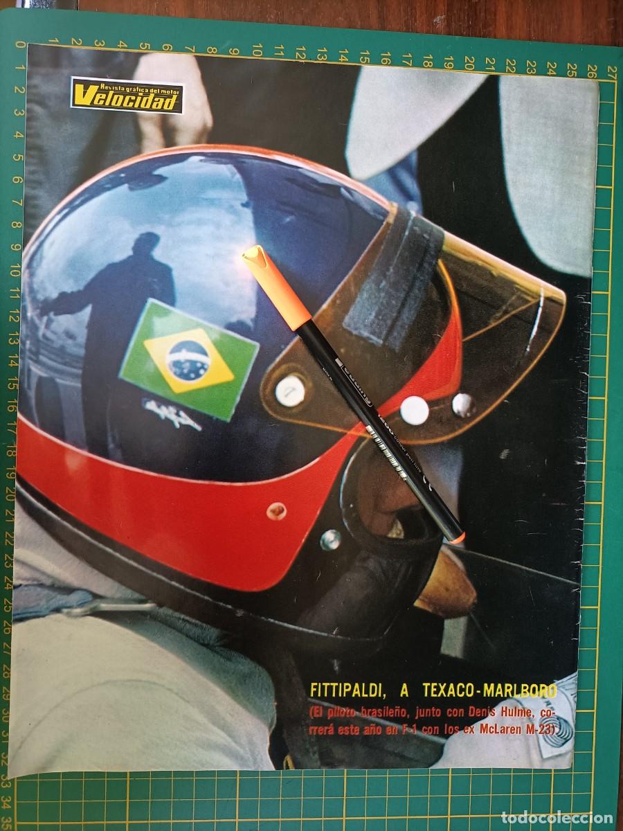 Autos und Motorr&auml;der: FITIPALDI, A TEXACO-MARLBORO. - P&Oacute;STER