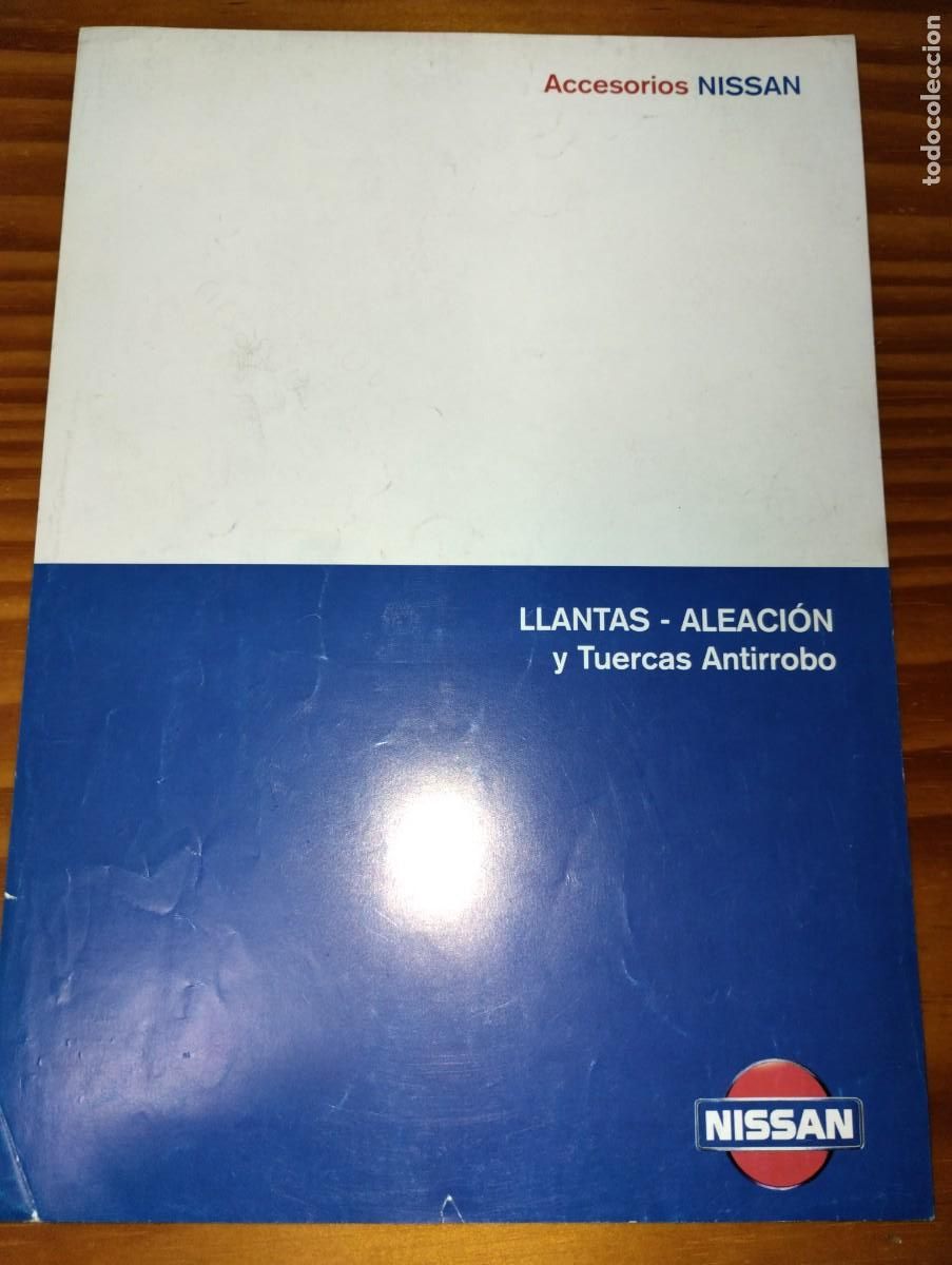 Coches y motocicletas: Hoja llantas-aleaci&oacute;n y tuercas antirrobo Nissan