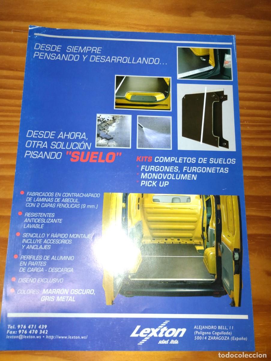 Coches y motocicletas: Lote 2 hojas Lexton, suelos y portacargas techo