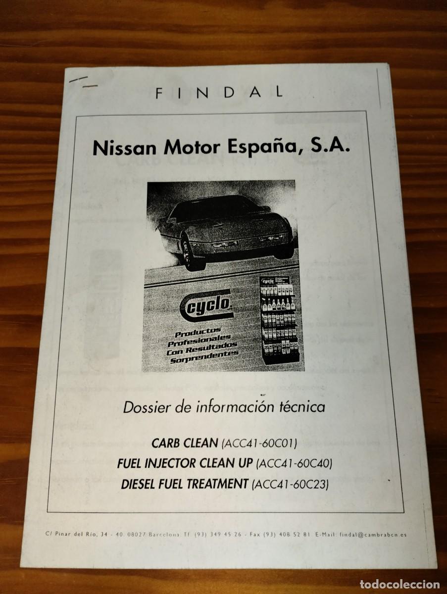 Coches y motocicletas: Dossier tecnico producto CYCLO de Findal para Nissan
