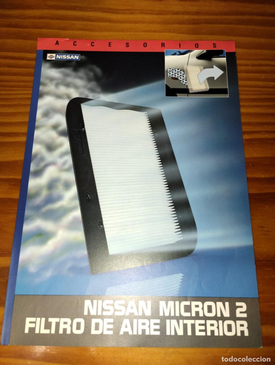 Coches y motocicletas: Hoja info filtro aire interior Nissan Micron 2