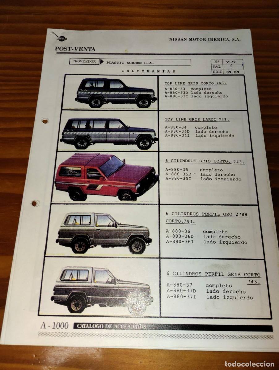 Coches y motocicletas: Hojas info Calcomanias Pl&agrave;stic Screen para Nissan