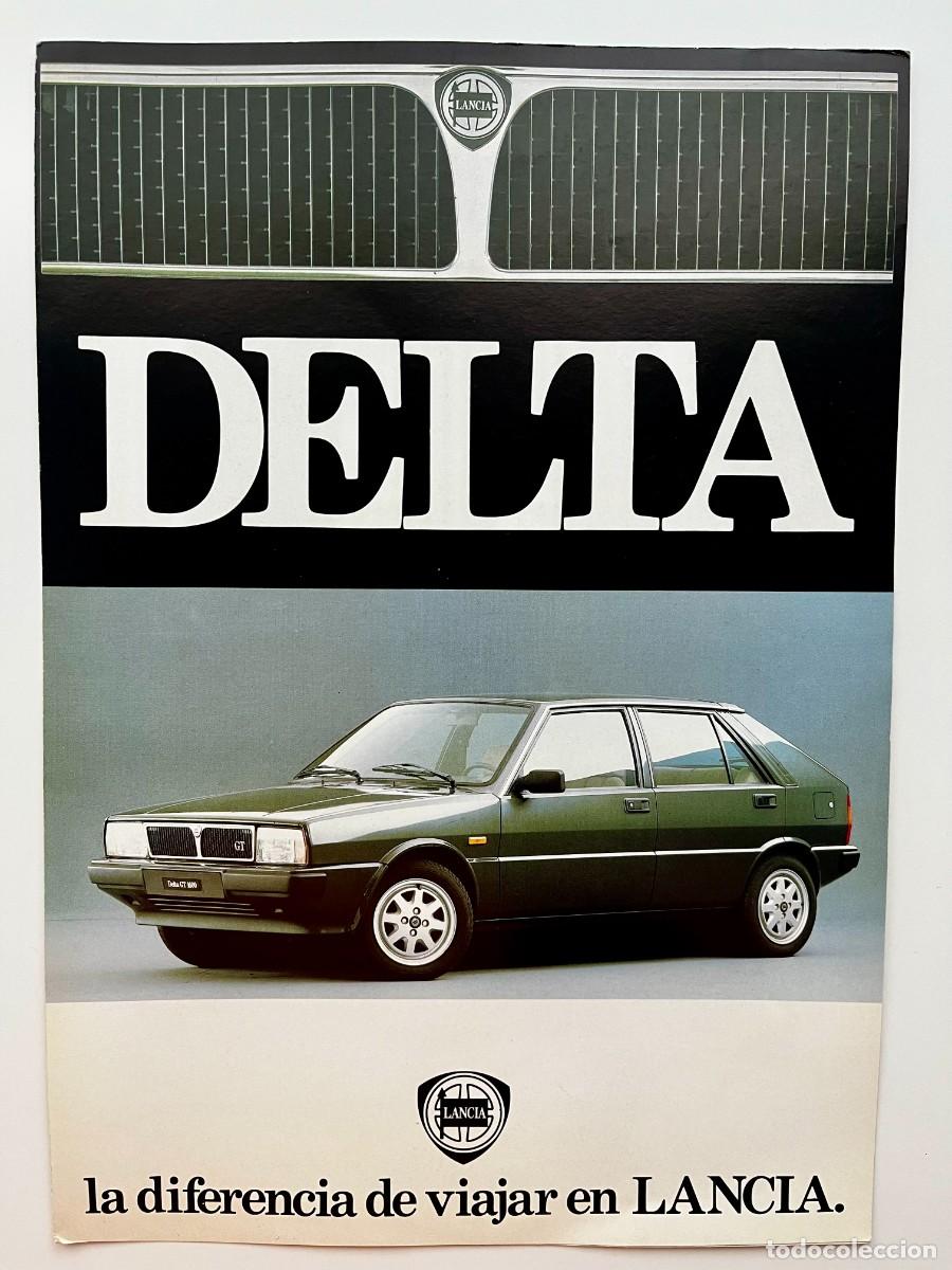 Coches y motocicletas: Catalogo Lancia Delta 1985 4 Pags
