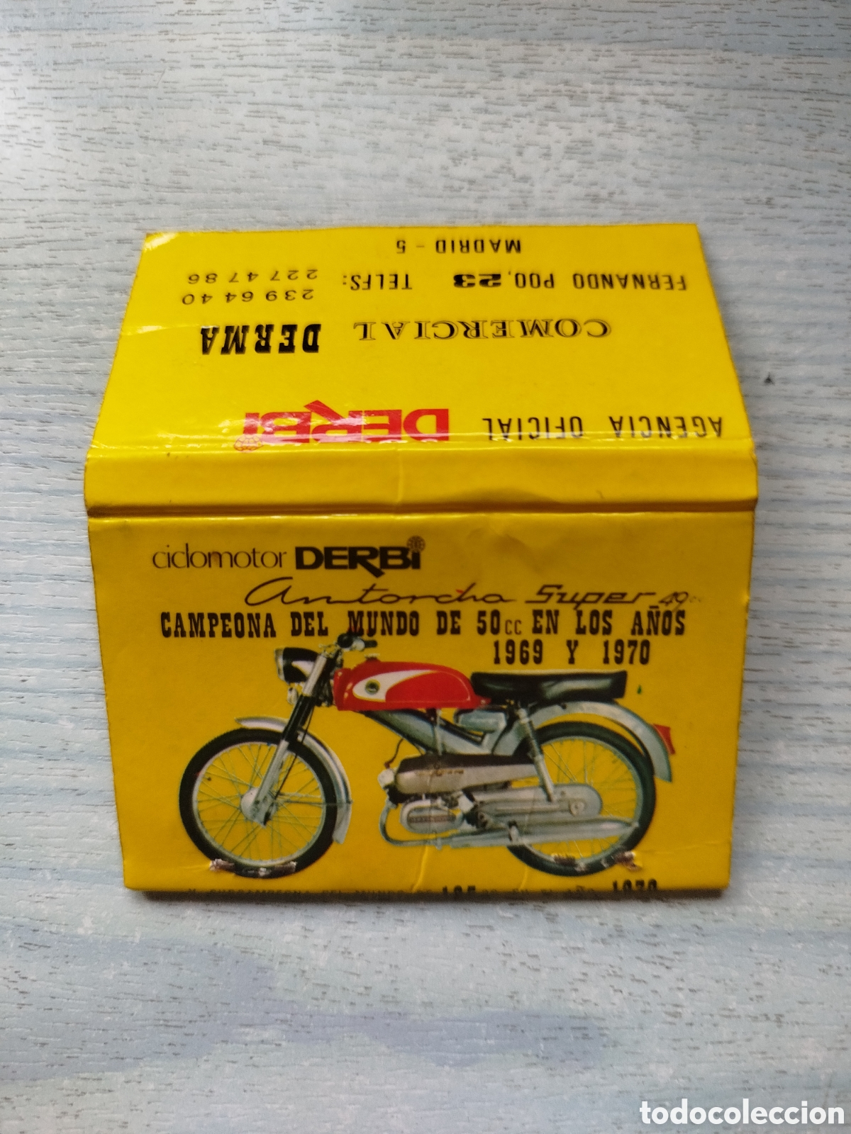 Coches y motocicletas: Cerillas motor derbi