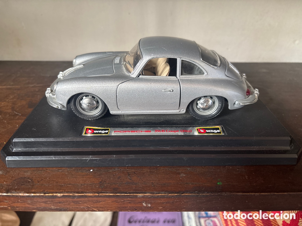 Coches y motocicletas: Maqueta a escala 1:18 del Porsche 356B Coup&eacute; (1961) de la marca Bburago.
