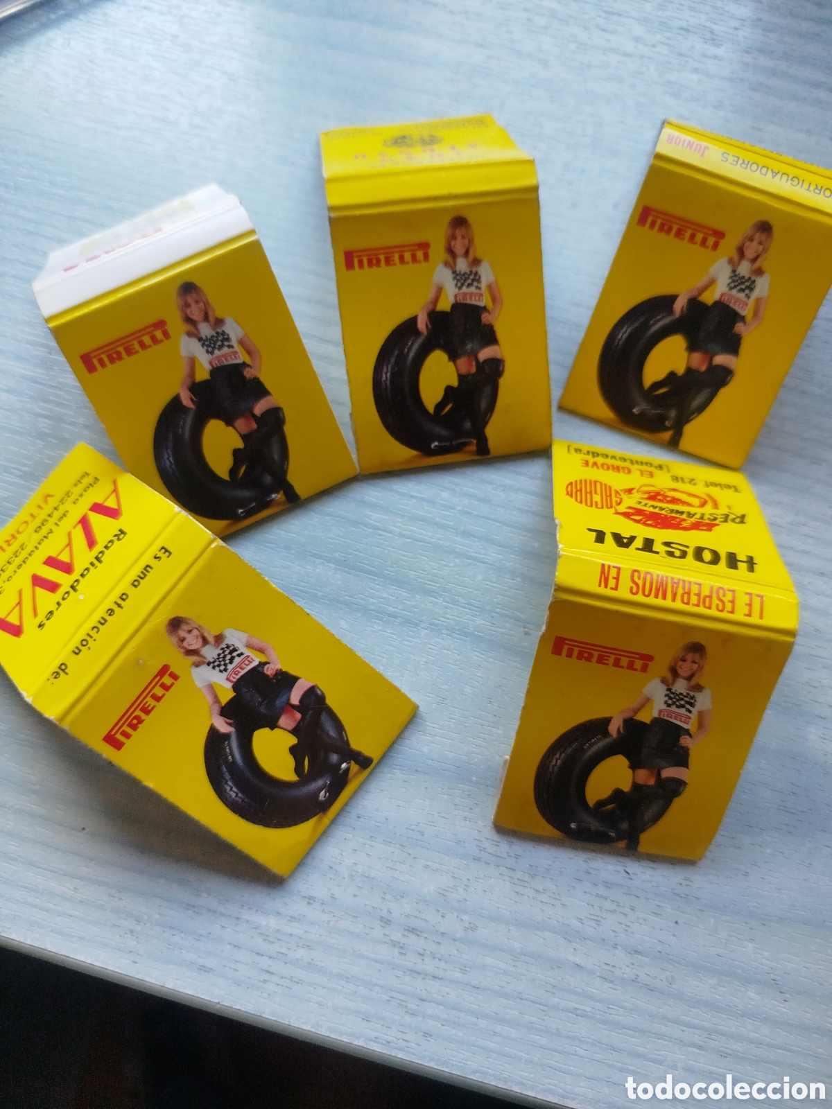 Coches y motocicletas: Cerillas motor pierelli.5 cajas