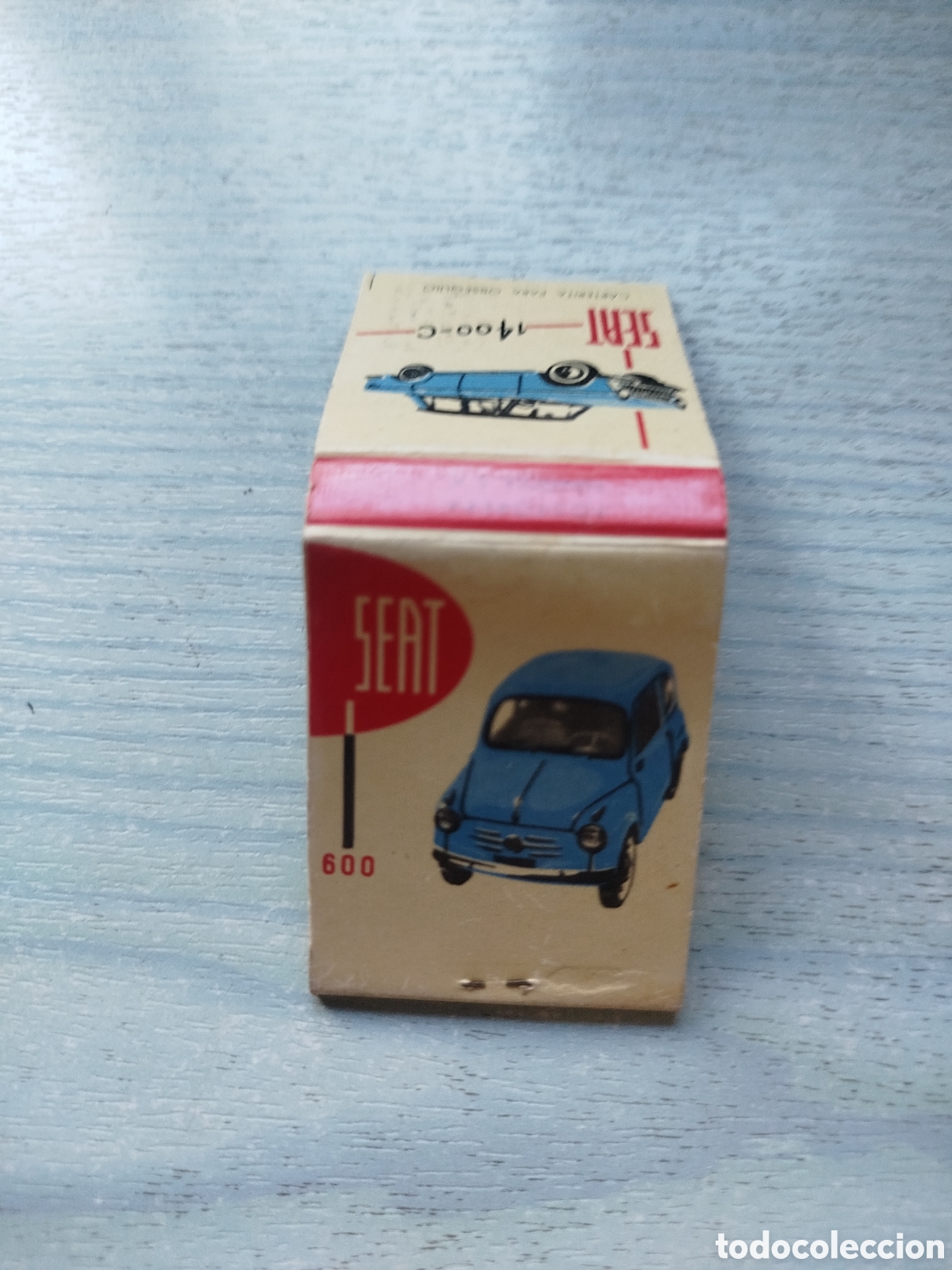 Coches y motocicletas: Cerillas motor Seat 600-seat.1400