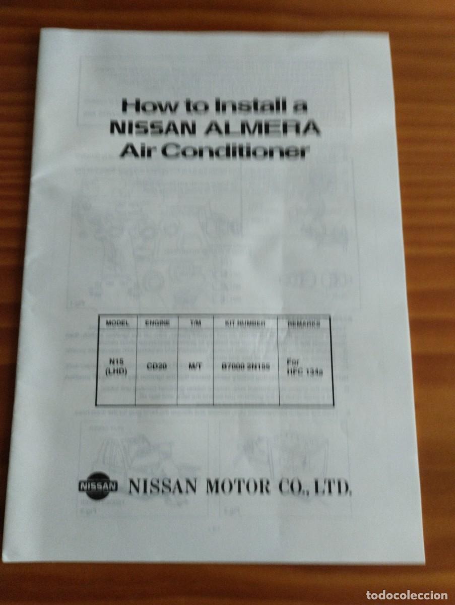 Coches y motocicletas: Manual Montaje a/c Nissan ALMERA N15 motor CD20