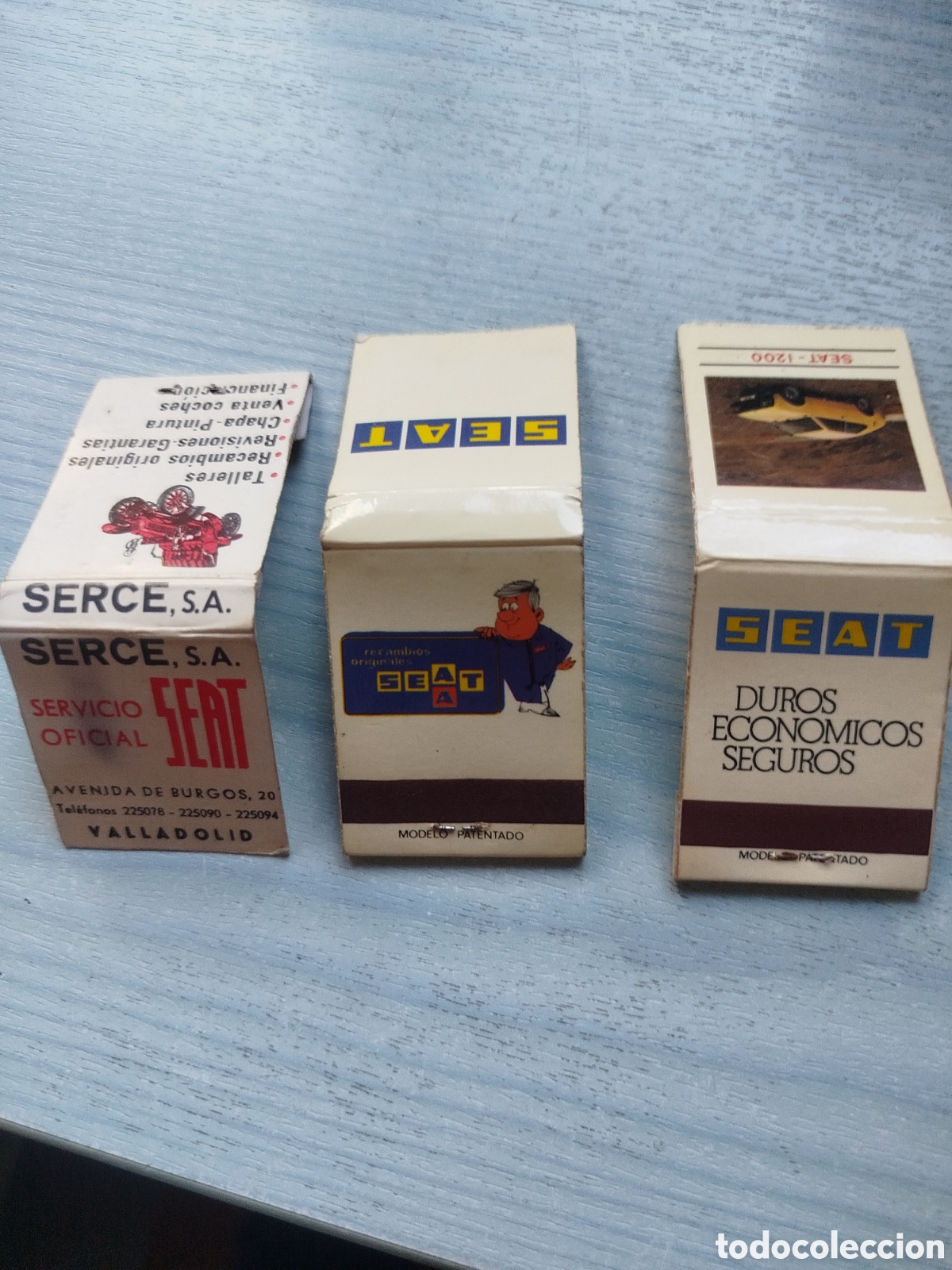 Coches y motocicletas: Cerillas motor Seat 3 cajas