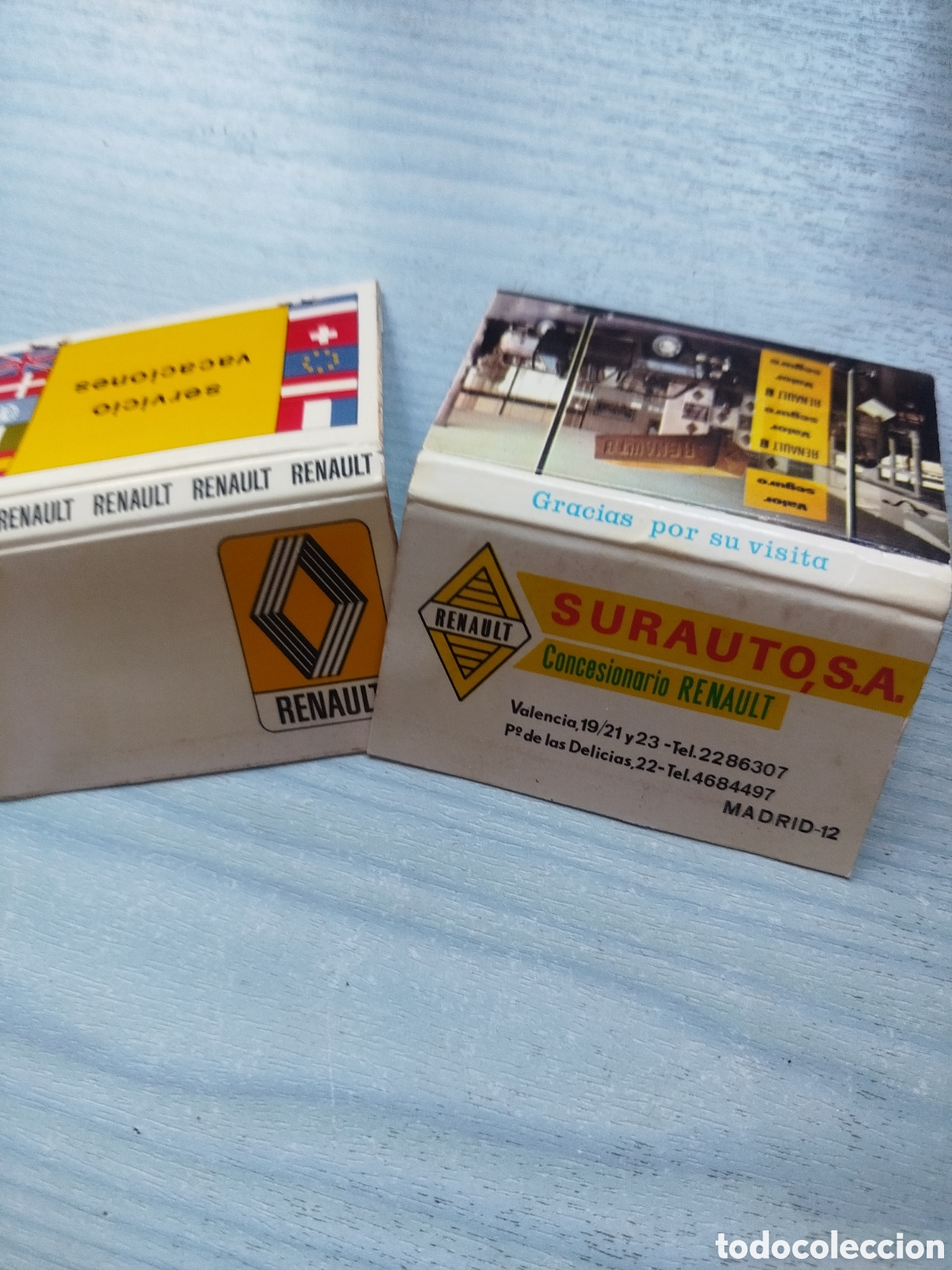 Coches y motocicletas: Cerillas motor Renault 2 cajas
