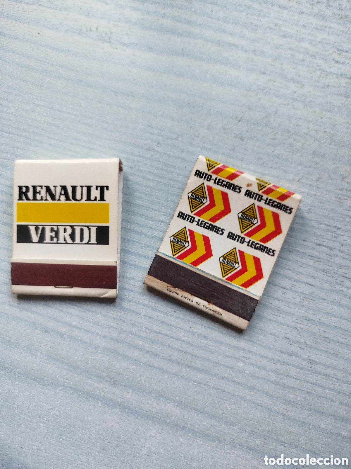 Coches y motocicletas: Cerillas motor Renault 2 cajas