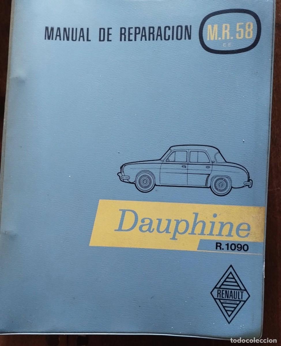 Coches y motocicletas: MANUAL DE REPARACION RENAULT DAUPHINE ONDINE R1090