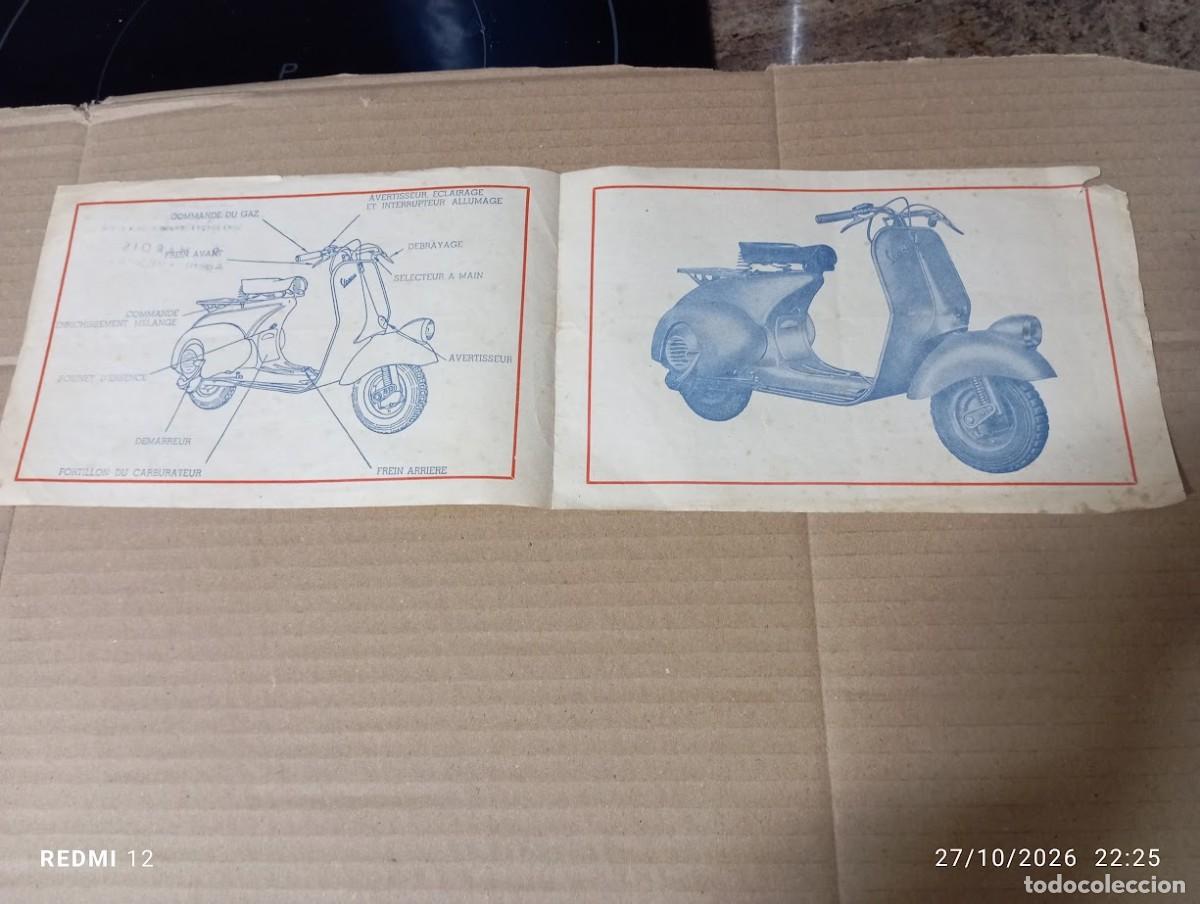 Coches y motocicletas: CATALOGO PRIMERA VESPA 125 CC