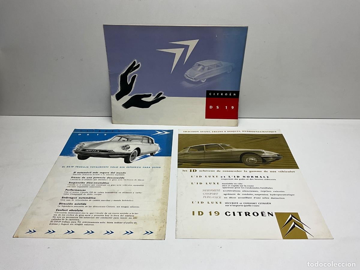 Coches y motocicletas: CAT&Aacute;LOGO - FOLLETO ORIGINAL - CITROEN DS 19 - CATALOGO EN ESPA&Ntilde;OL