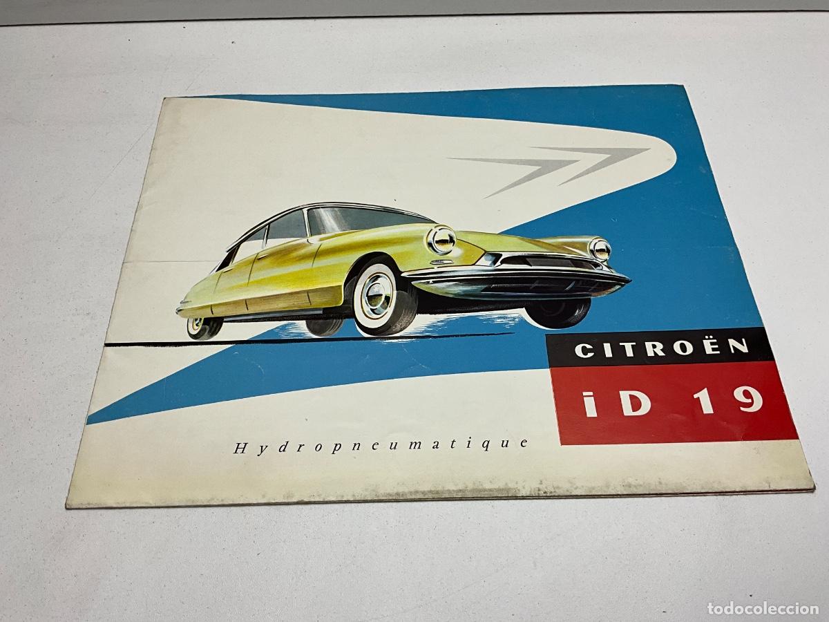 Carros e motociclos: CAT&Aacute;LOGO - FOLLETO ORIGINAL-CITROEN ID 19 - CATALOGO EN FRANCES
