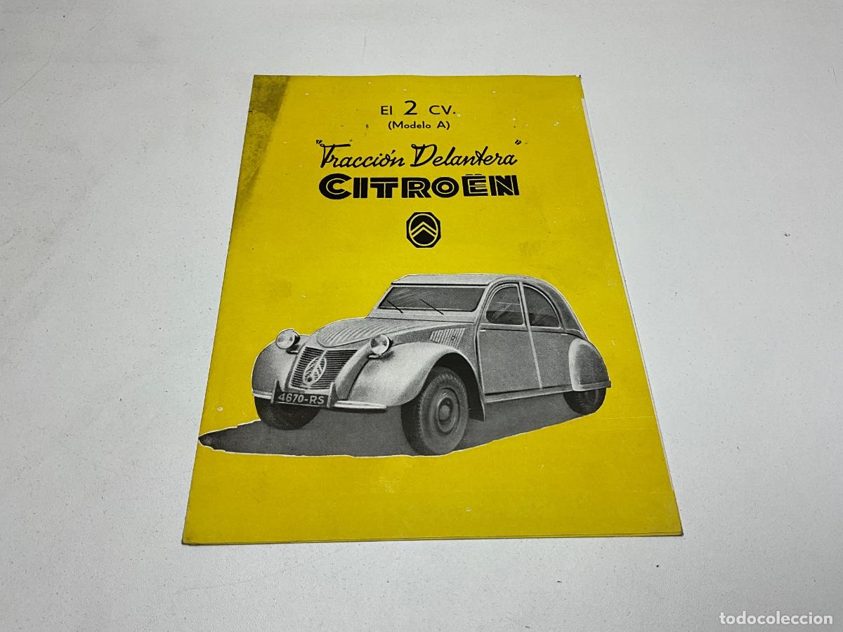 Coches y motocicletas: CAT&Aacute;LOGO - FOLLETO ORIGINAL - CITROEN PLATEAU - CABINE PICK-UP - CATALOGO EN FRANCES