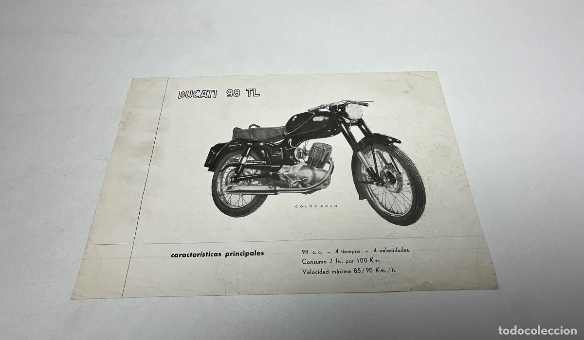 Coches y motocicletas: FOLLETO - CATALOGO - DUCATI - 98 TL - TEXTO EN ESPA&Ntilde;OL