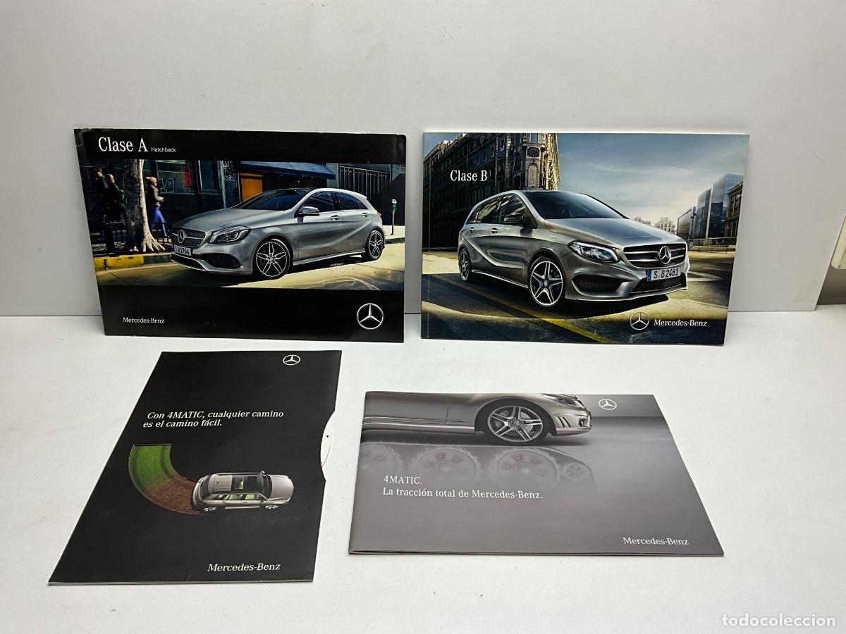 Coches y motocicletas: FOLLETO - CATALOGO - LOTE CATALOGOS MERCEDES-BENZ CLASE A -CLASE B - CON 4MATIC- TEXTO EN ESPA&Ntilde;OL
